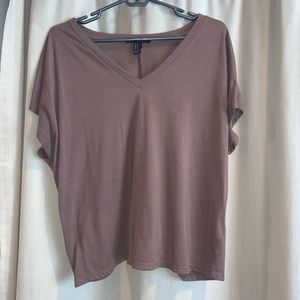 Nude V-Neck Top